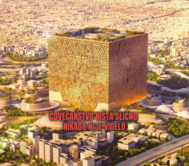 ШТА ЈЕ САД ТО? Џиновска коцка никла усред пустиње (ВИДЕО)