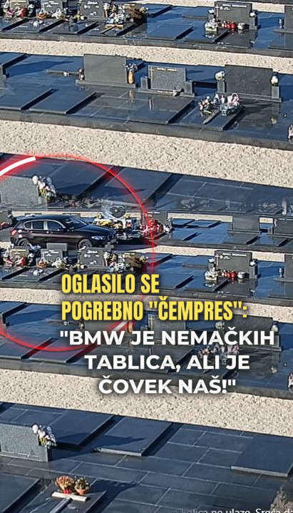 DNO DNA: Vozio "BMW" po groblju, da parkira što bliže (VIDEO)