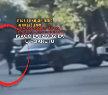 UŽAS Pauk odneo auto,u njemu devojčica(4)-iskočila u pokretu