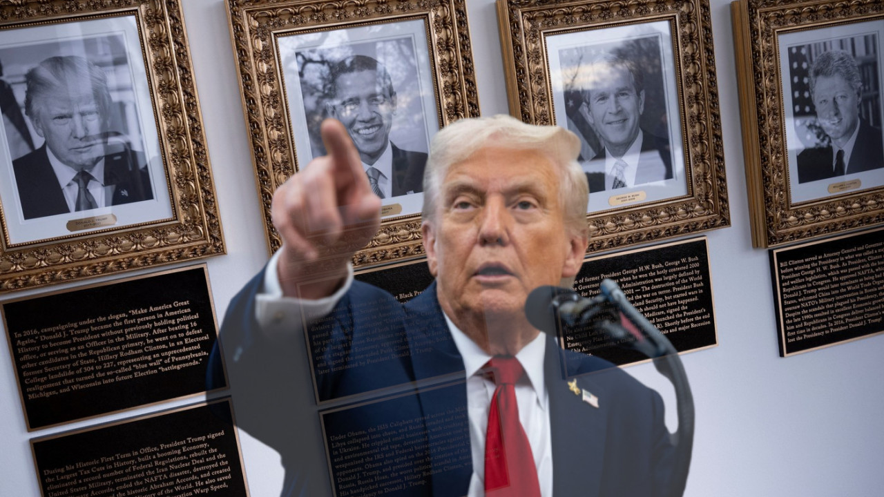 НИСУ ЛЕПИ Трамп обесио плочице с описима бивших председника