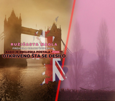 APOKALIPSA DANAS U BRITANIJI: Ružičasta magla šokirala sve