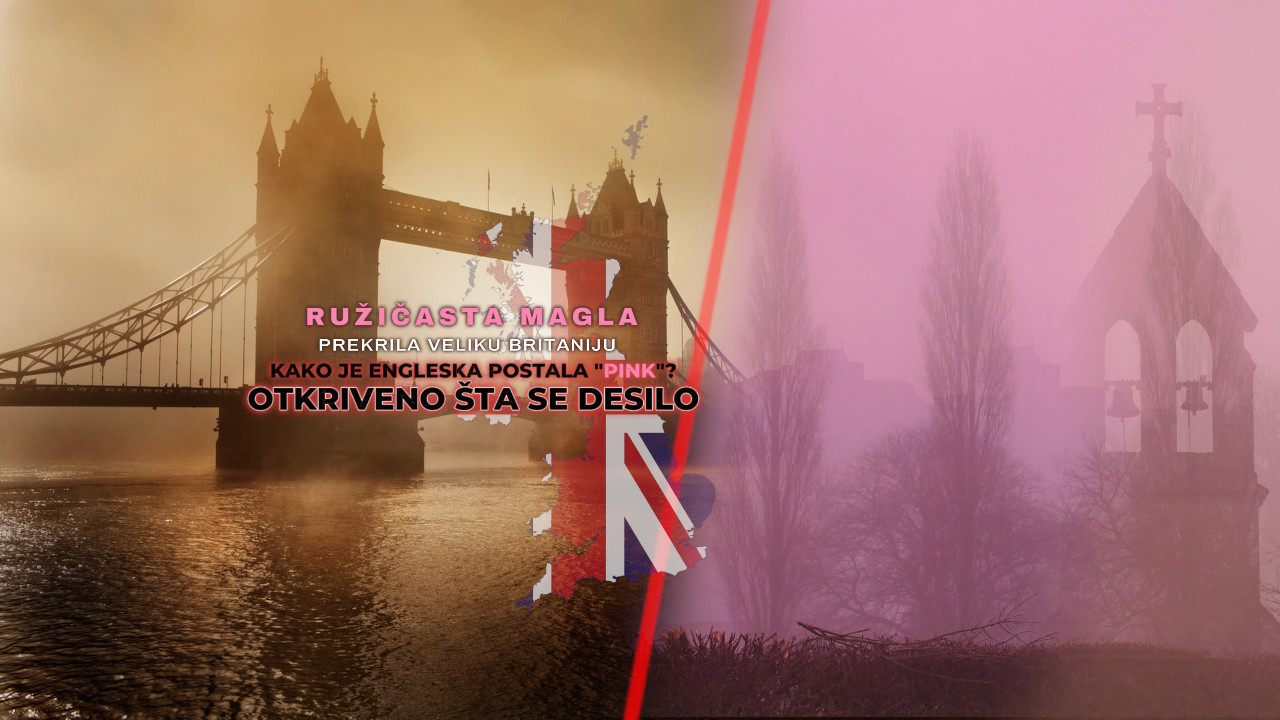 APOKALIPSA DANAS U BRITANIJI: Ružičasta magla šokirala sve