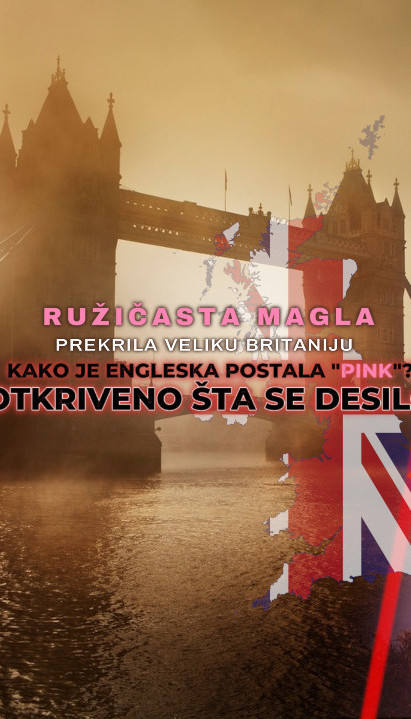APOKALIPSA DANAS U BRITANIJI: Ružičasta magla šokirala sve