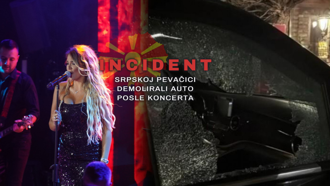 ШОК ПОСЛЕ КОНЦЕРТА Певачици УНИШТИЛИ ауто у Македонији(ФОТО)