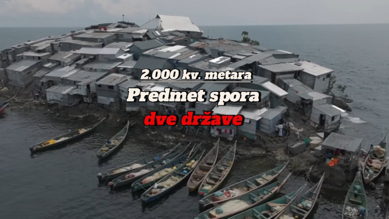 NAJNASELJENIJE OSTRVO: Manje od fudbalskog terena - 1.000 ljudi