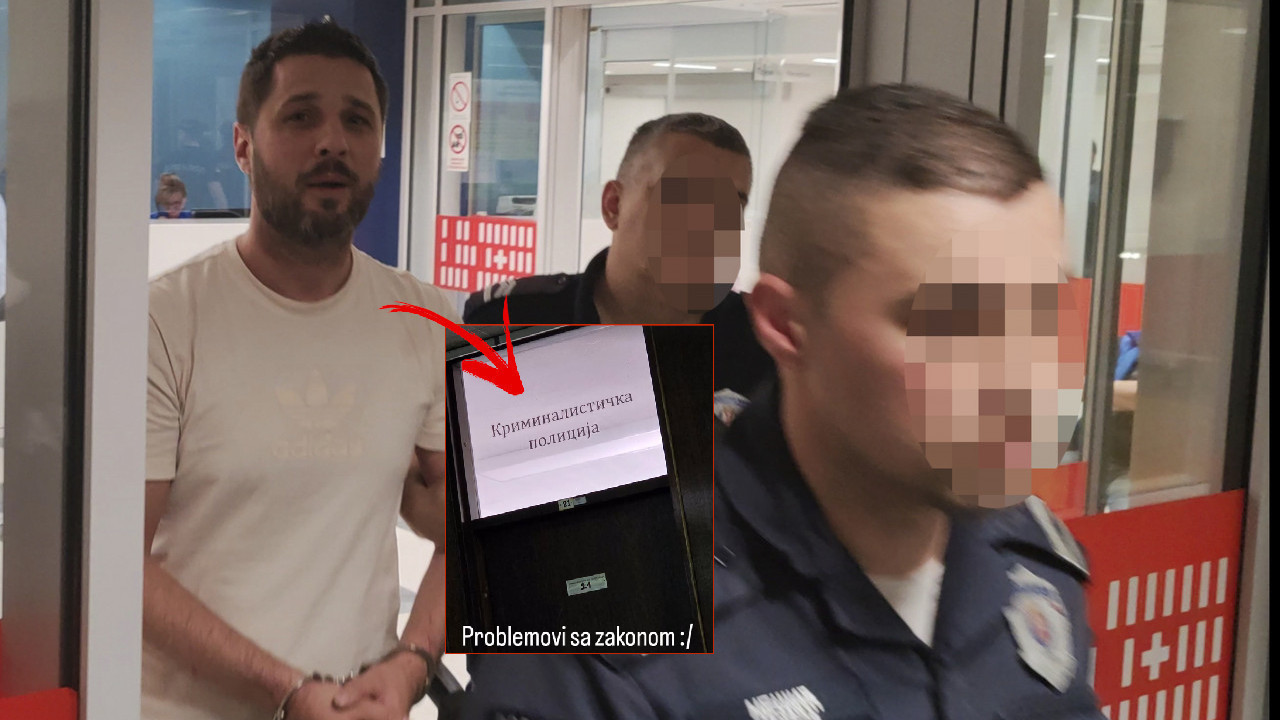 PROBLEMI SA ZAKONOM: Marko Miljković OPET završio u policiji