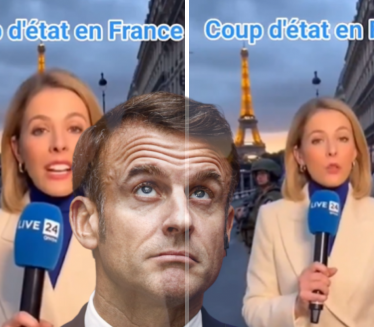 "DRŽAVNI UDAR, SVRGNUT JE" Video Makronu zadao glavobolju