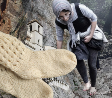 Зашто верници на Острог носе беле ВУНЕНЕ ЧАРАПЕ?