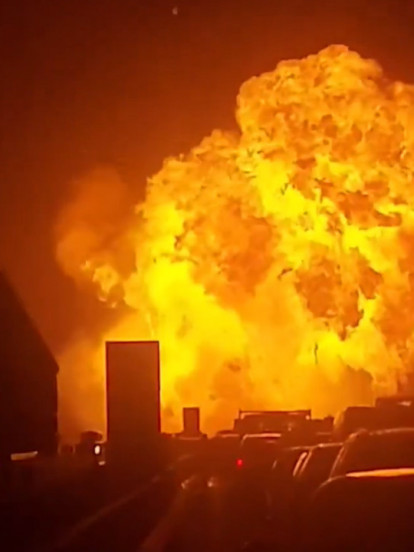 VATRENA KUGLA NASRED AUTO-PUTA LJudi hitno evakuisani (VIDEO)