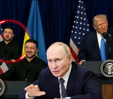 ВИДИТЕ ЛИЦЕ ЗЕЛЕНСКОГ Трамп: "Русија жели да Украјина успе"