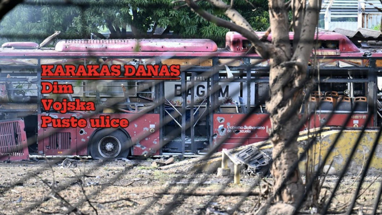 КАРАКАС ПОСЛЕ НАПАДА: Пусте улице, дим, војска