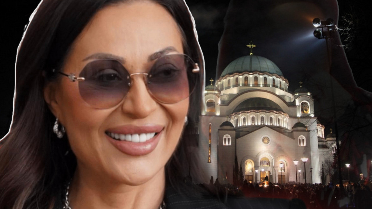 ПРИЧЕСТИЛА СЕ: Цеца на поноћној литургији "Сви смо на окупу"