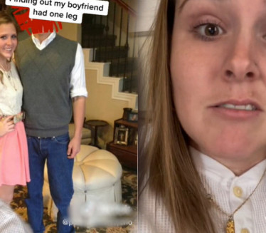 Posle tri meseca veze otkrila da joj dečko NEMA NOGU