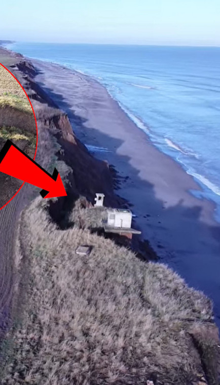 Nuklearni bunker iz Hladnog rata pao s litice u more (VIDEO)