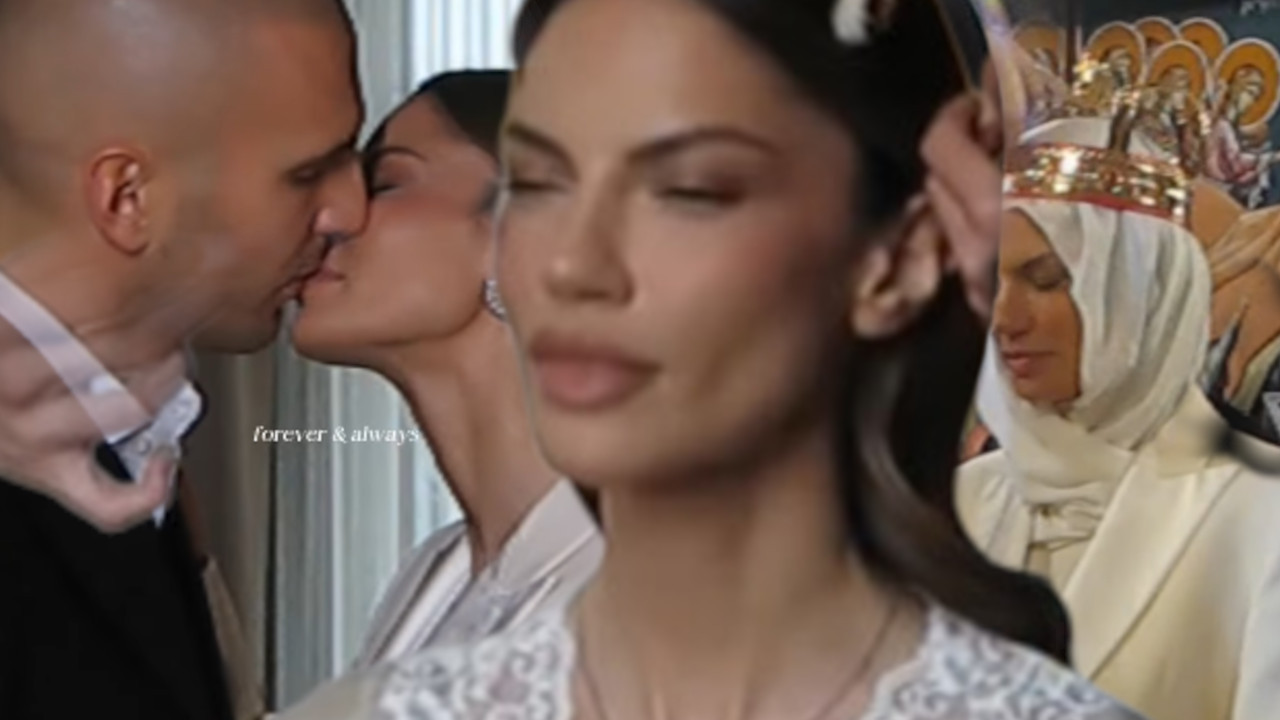 КОШТА ПАПРЕНО: Данијела се удала у хаљини Викторије Бекам