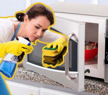 BEZ RIBANJA: Trik za čišćenje mikrotalasne - blistaće kao nova