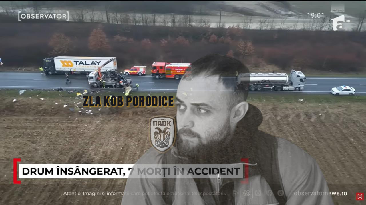 UŽAS I otac navijača Paoka,kamiondžija,poginuo na istom mestu