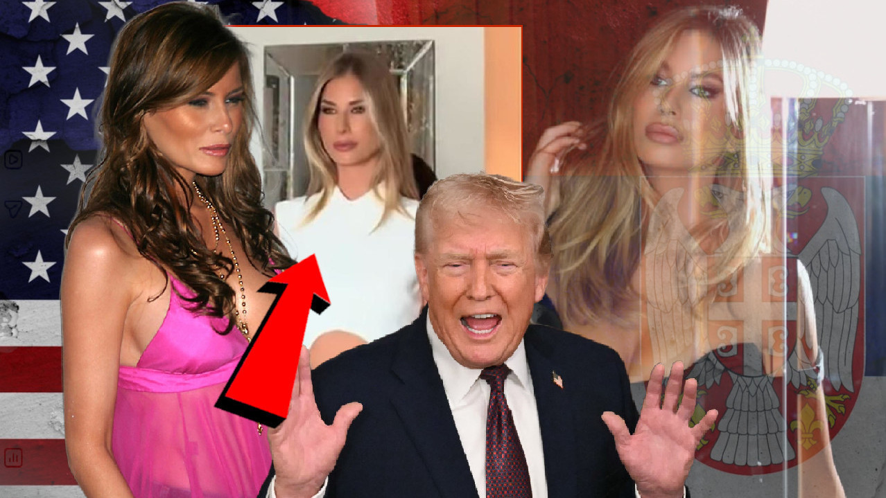 ИСТА МЕЛАНИЈА! Лепа СРПКИЊА Трампов фан, САД у неверици