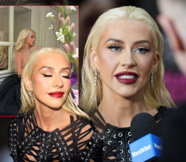 KADAR ZAPALIO SVET Agilera u TOPLESU, na telu samo dijamanti