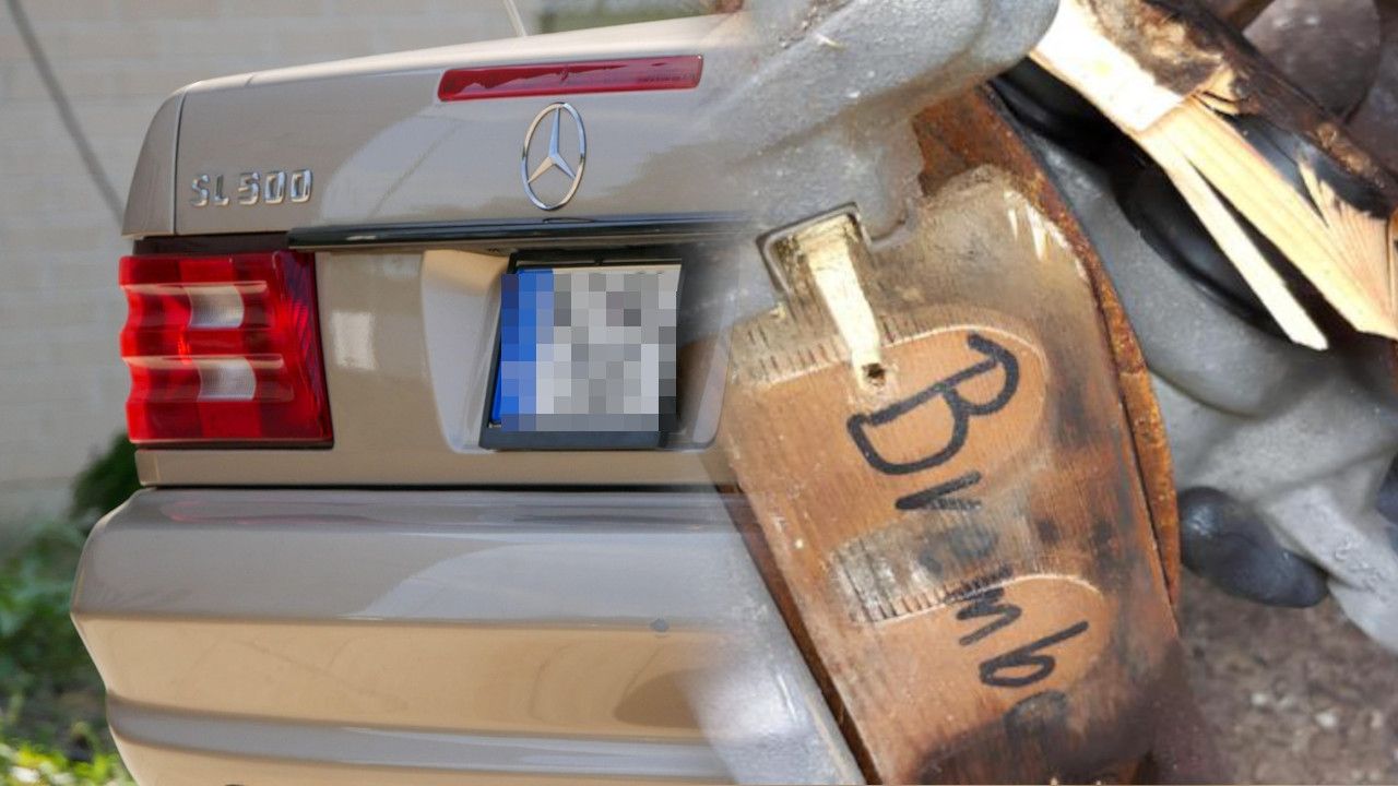 Kupio polovni mercedes,dobio DRVENE KOČNICE i poruku na njima