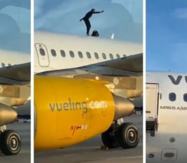 ZAUSTAVIO CEO AERODROM: Čovek utrčao na pistu pa ŠOKIRAO SVE