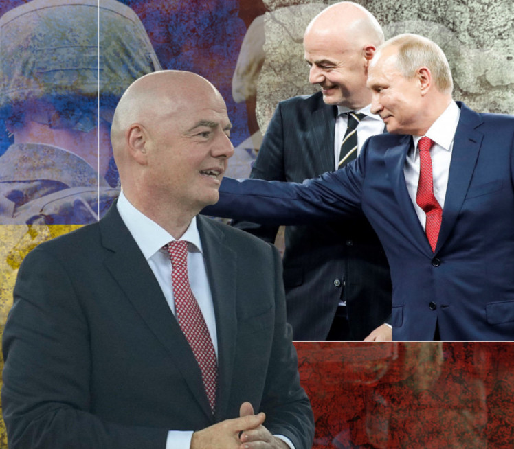 "MORALNI DEGENERIK!" Prvi čovek FIFA iznervirao Ukrajince