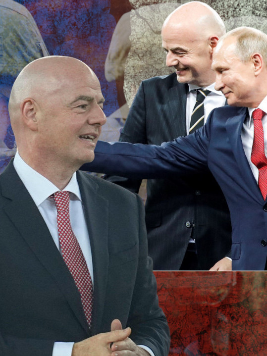"MORALNI DEGENERIK!" Prvi čovek FIFA iznervirao Ukrajince