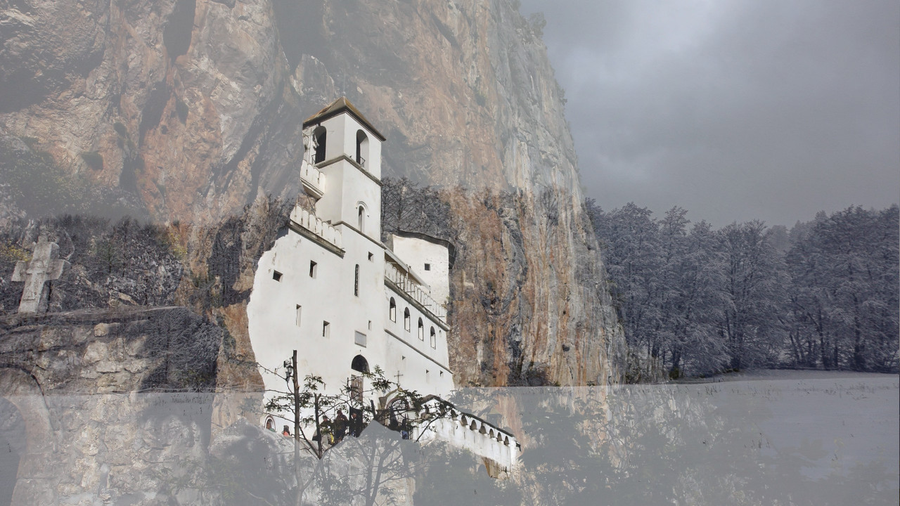 МАГИЧНО И НЕСТВАРНО: Видите како Острог изгледа под снегом