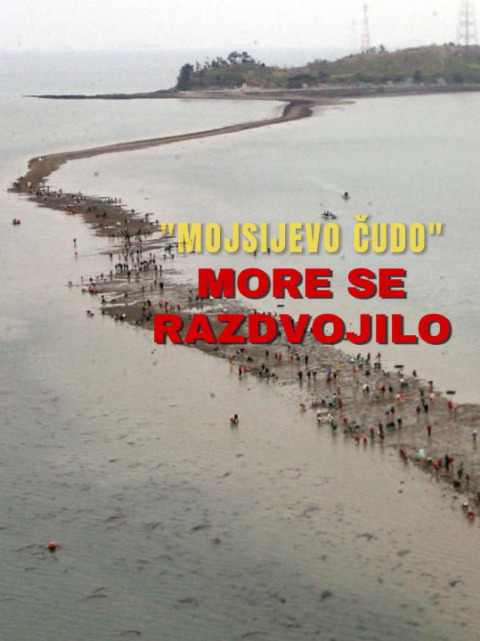 "MOJSIJEVO ČUDO": More se RAZDVOJILO, drastično opao nivo