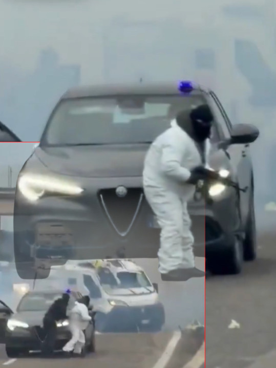 ФИЛМСКА ПЉАЧКА НА ПУТУ Одјекивале експлозије и пуцњи (ВИДЕО)