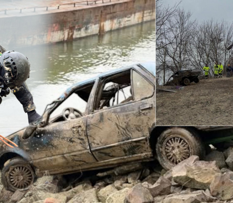 ПОСЛЕ 11 ЛЕТА АУТО ИЗВУЧЕН ИЗ ДУНАВА Пронађени људски остаци