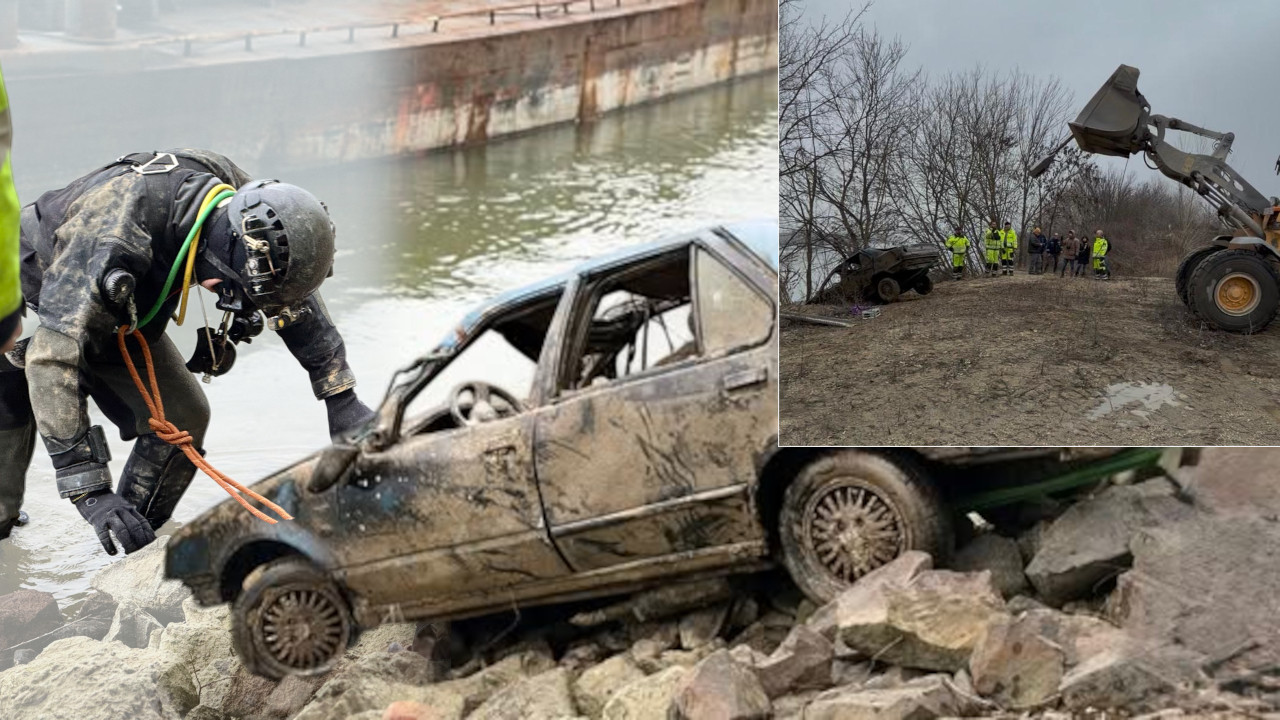 ПОСЛЕ 11 ЛЕТА АУТО ИЗВУЧЕН ИЗ ДУНАВА Пронађени људски остаци