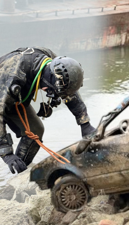 POSLE 11 LETA AUTO IZVUČEN IZ DUNAVA Pronađeni ljudski ostaci