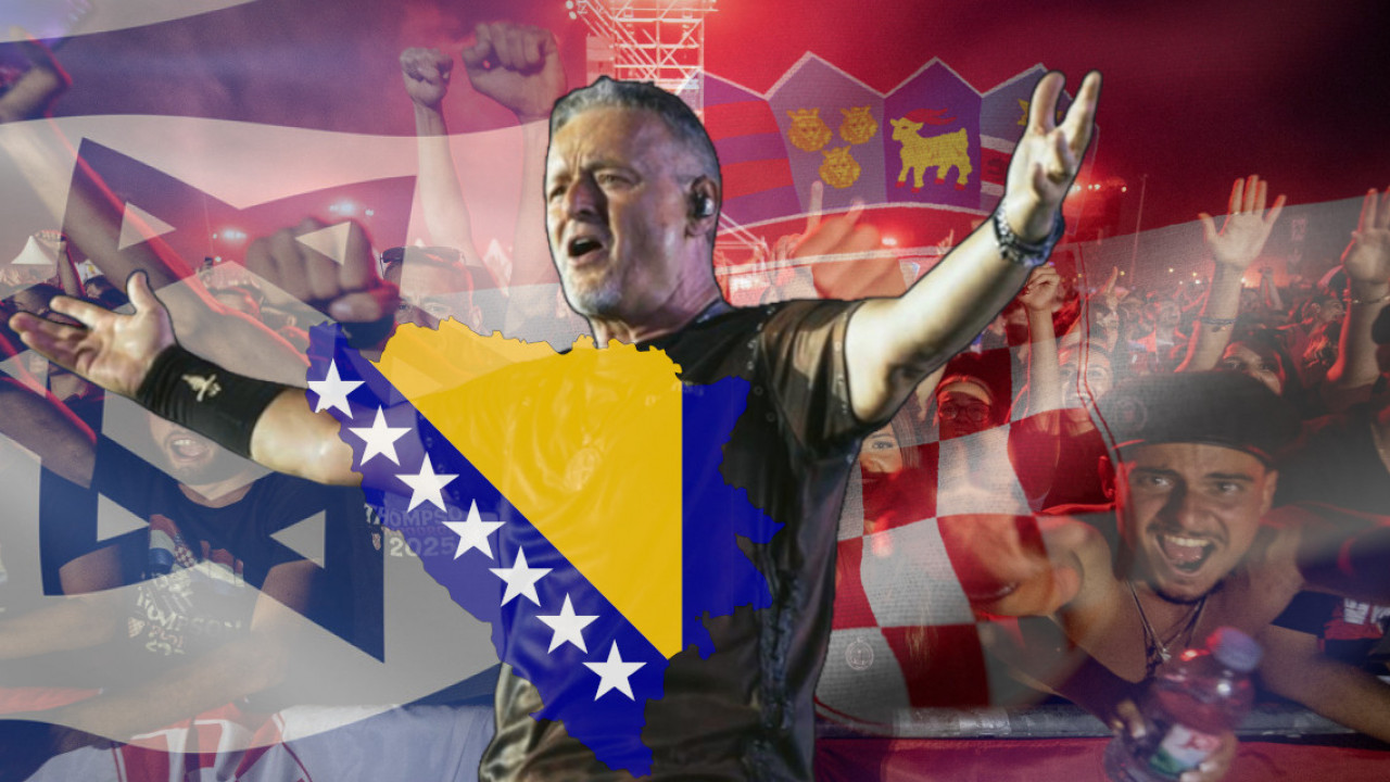 "NACIZAM!" Izrael reagovao na Tompsonov nastup u Hercegovini