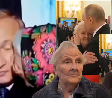 TO MOŽE SAMO ONA: Grli i ljubi Putina kao da je malo dete