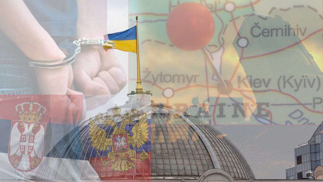 Čovek u majici sa zastavom SRB navodio ruske udare na Kijev