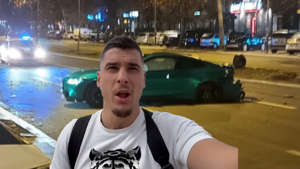 Ovo je Jutjuber koji je noćas imao tešku nesreću u NS-u
