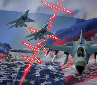 НАПЕТ СУСРЕТ ИЗНАД АЉАСКЕ: САД ловци пресрели руске авионе