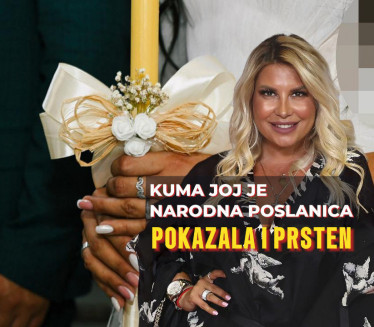 FOTKA SA VENČANJA: Vidite Deu - kuma joj narodna poslanica