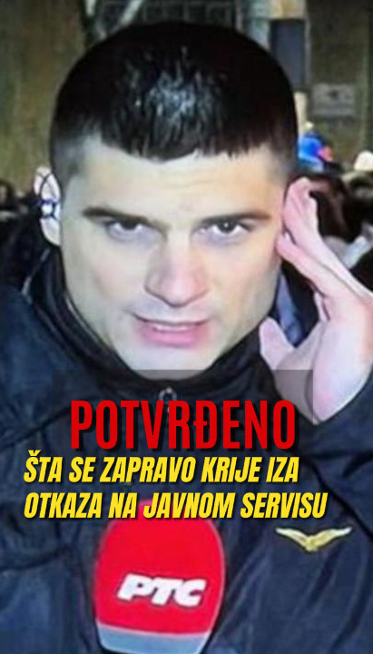 ИСТИНА О ОТКАЗУ НА РТС-У: Ево где прелази репортер