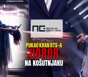 ДРАМА ПРЕД ПЗЕ: Сломио се кран на Кошутњаку (ФОТО)