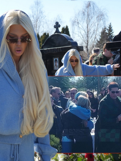 SLOMILA SE NA SAŠINOM GROBU: Karleuša pala Suzani u naručje