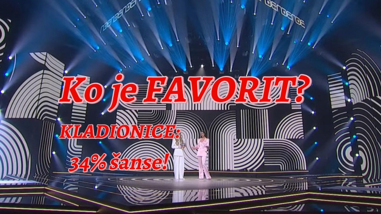 ФАВОРИТ ПЗЕ 2026: Песма којој кладионице дају 34% шансе