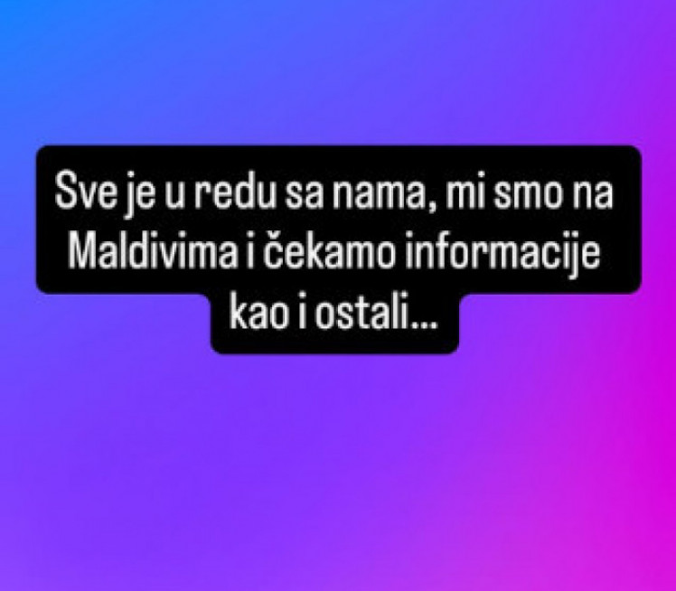 "ČEKAMO INFORMACIJE": Luna na Maldivima usred rata