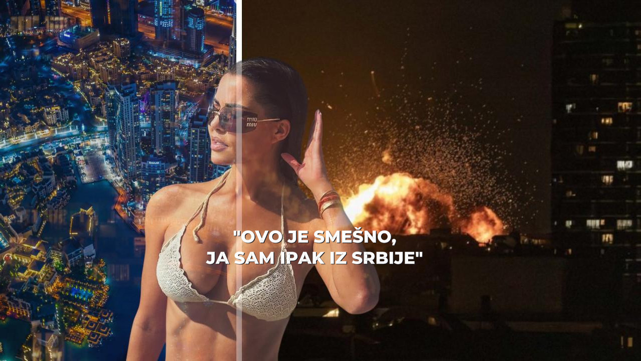 Svet ne veruje šta radi Srpkinja u Dubaiju dok bombe padaju