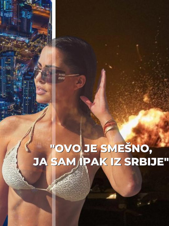 Svet ne veruje šta radi Srpkinja u Dubaiju dok bombe padaju