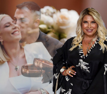 "NAS TROJE": Prva slika sa Deinog venčanja - blista u belom