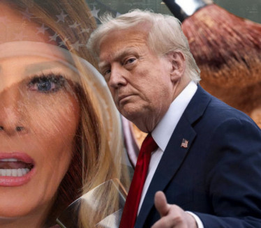 ZAR I TI, MELANIJA? Prva dama NARANDŽASTA kao Tramp (FOTO)