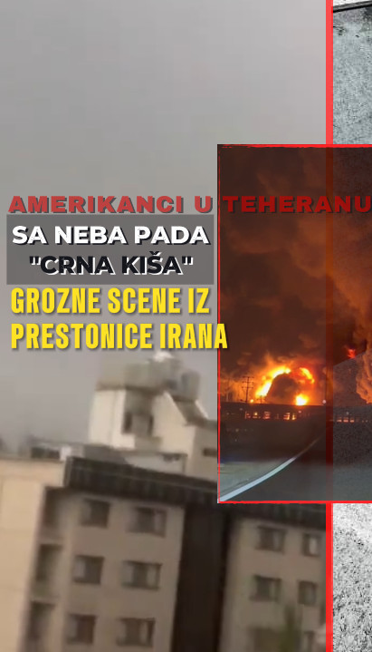 АМЕРИ УШЛИ У ТЕХЕРАН С неба пала ЦРНА киша пуна нафте(ВИДЕО)