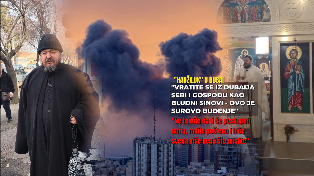 O RATU I DUBAI TURISTIMA Viralan video besede oca Hrizostoma